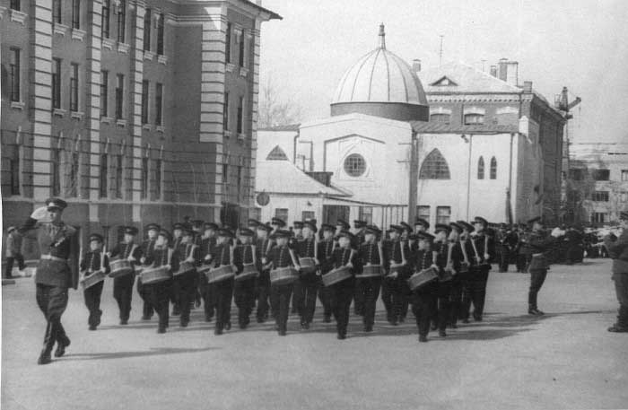 Тренировка перед парадом. Город Ростов-на-Дону, апрель 1965 года